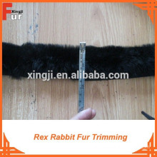Real Fur Rex rabbit fur trim